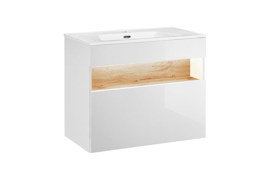Waschtischunterschrank – BAHAMA I – Hängeschrank mit Soft-Close