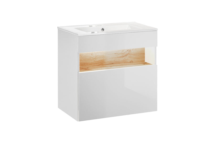 Waschtischunterschrank – BAHAMA I – Hängeschrank mit Soft-Close