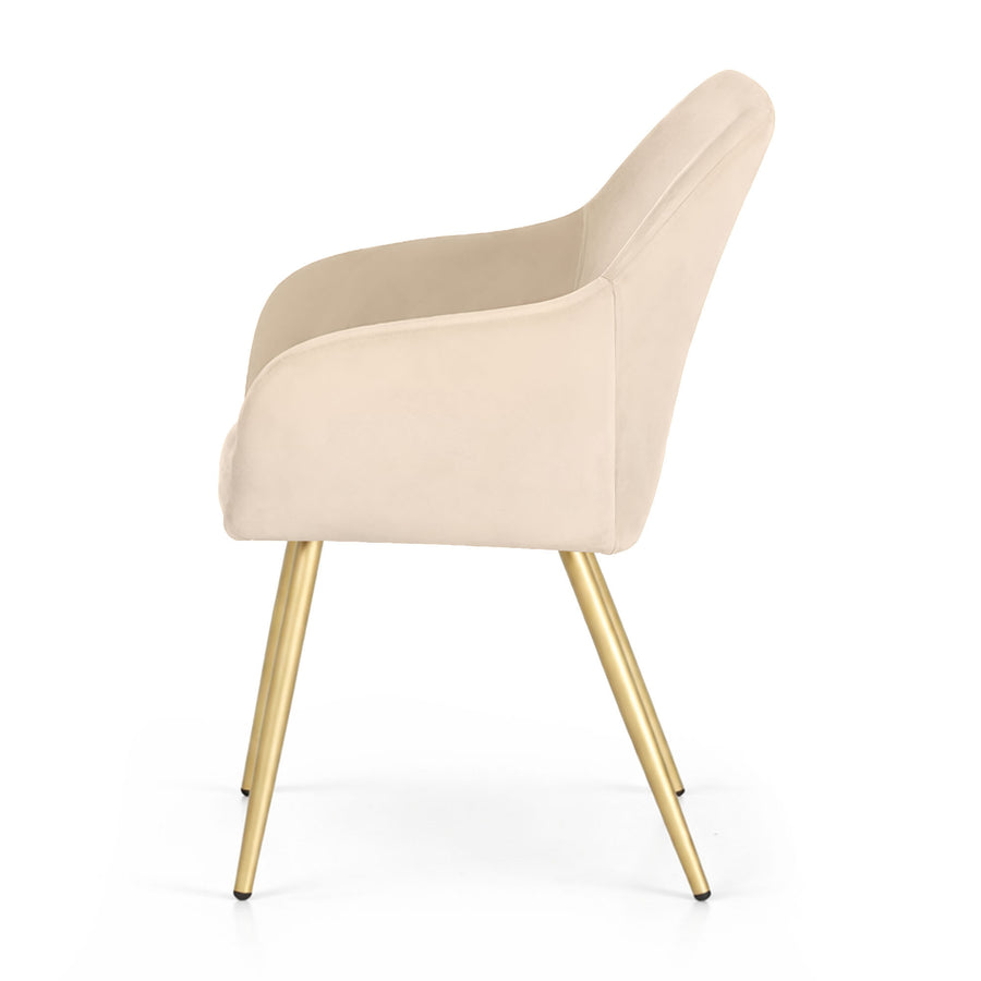 Stuhl Set – ESTELLE – Luxuriöse Samtstühle für elegantes Wohnen
