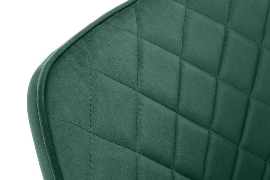 Stuhl Set – 2 Teile Dunkelgrün – Komfortables Design im stilvollen Look