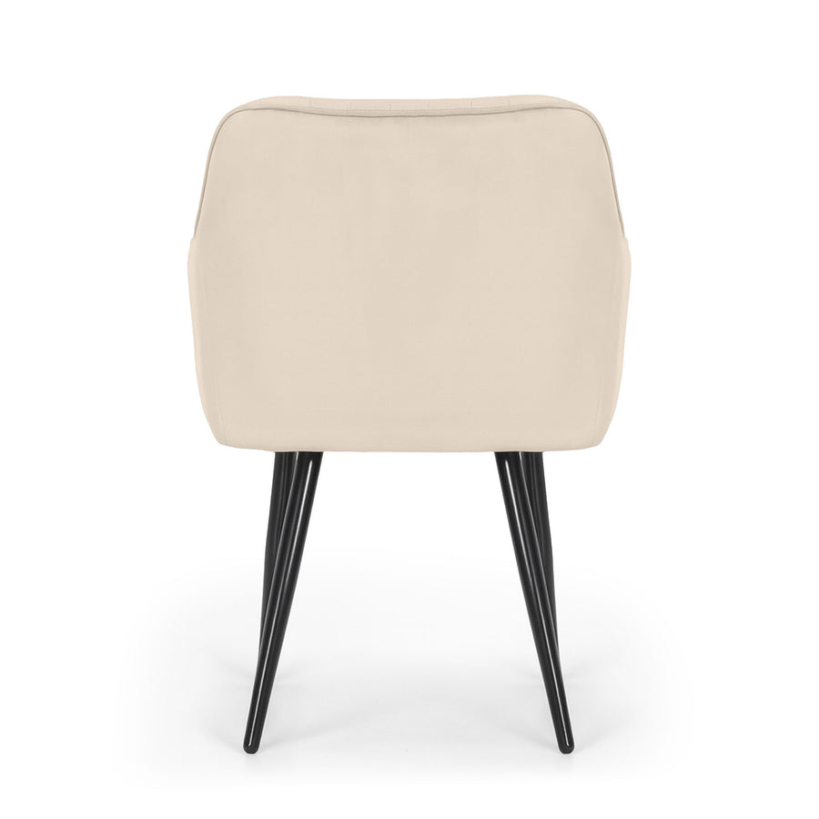 stuhl Set – FLORENCE – Elegante Samtstühle mit modernem Steppdesign