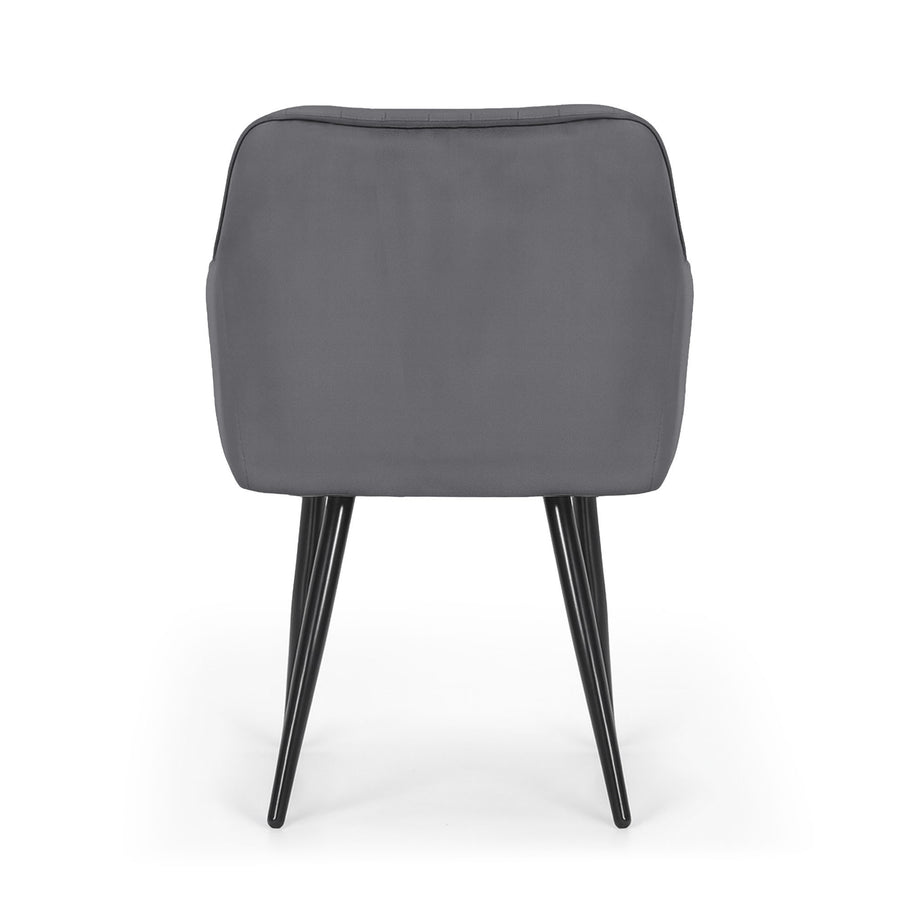 stuhl Set – FLORENCE – Elegante Samtstühle mit modernem Steppdesign