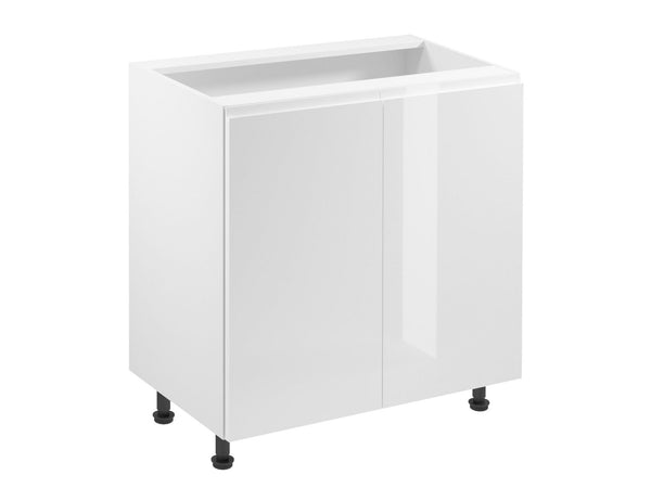 Glanzia Unterschrank 80 cm D80 – Weiß Hochglanz