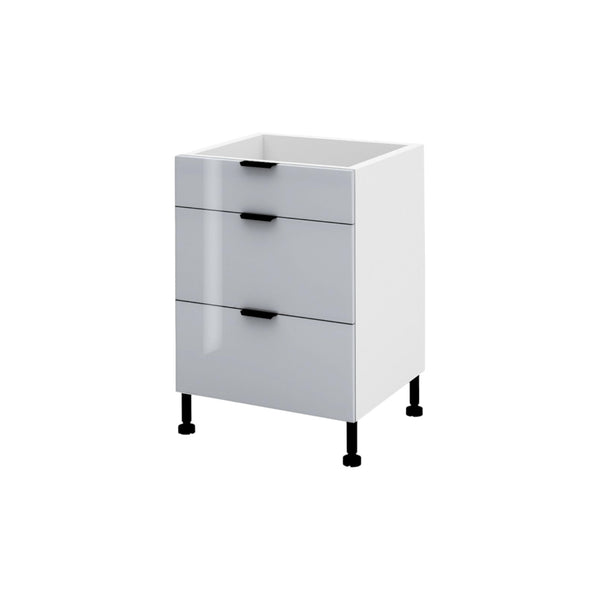 Unterschrank 60 mit Schubladen KU-D60S3 – Lunara – Maximale Ordnung und moderner Komfort