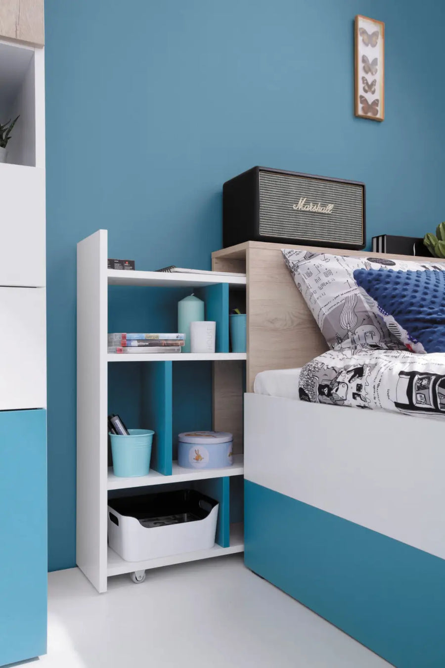 Jugendbett – PLANET System 14 – Komfortables Einzelbett für Kinder und Jugendliche Ohne Matratze