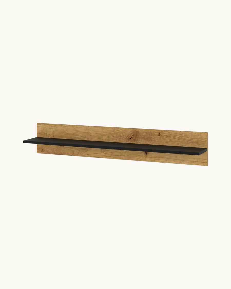 Wandregal – ANETTE – modernes Hängeregal mit Holzoptik