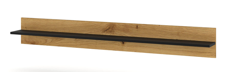 Wandregal – ANETTE – modernes Hängeregal mit Holzoptik
