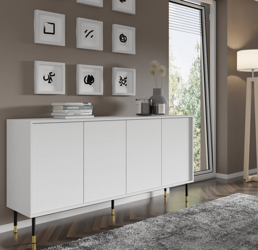 Kommode – SHERWOOD I – 180 cm Moderner Schrank mit Holzoptik