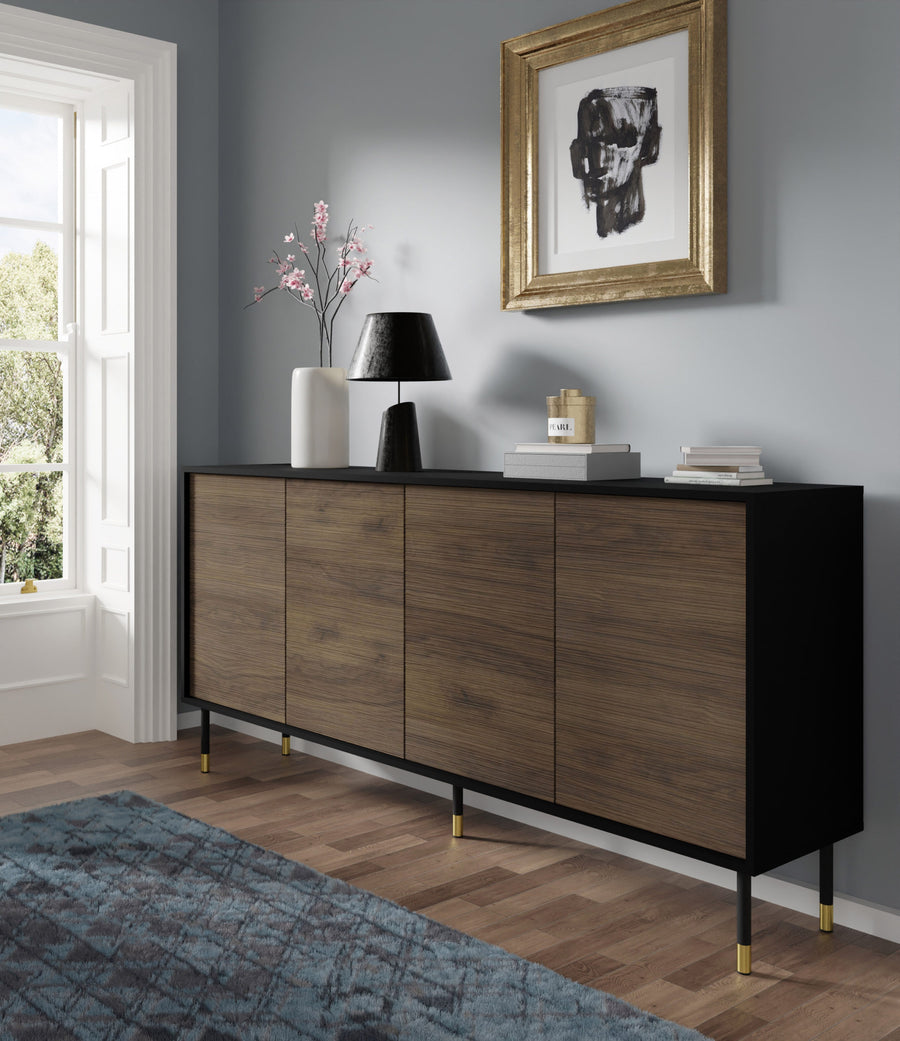 Kommode – SHERWOOD I – 180 cm Moderner Schrank mit Holzoptik
