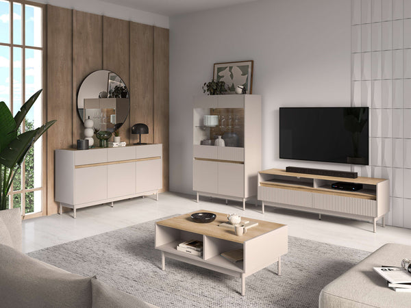 Wohnzimmer Set 4-teilig – DUNEA – Modernes Wohnzimmermöbel Set