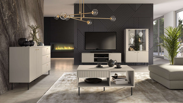 Wohnzimmer Set 4-teilig – SOPHIE – Stilvolle Komplettlösung für moderne Wohnräume