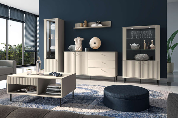 Wohnzimmer Set 5-teilig – SOPHIE – Modernes Design für stilvolle Wohnräume