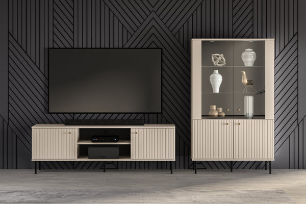 Wohnzimmer Set 2-teilig – SOPHIE – Stilvolle Wohnmöbel mit modernem Design und funktionalem Stauraum