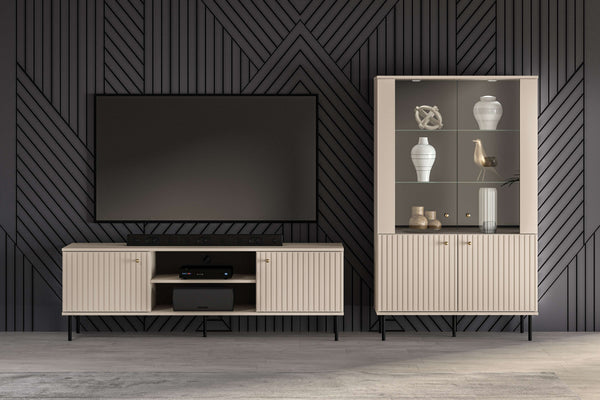 Wohnzimmer Set 2-teilig – SOPHIE – Stilvolle Wohnmöbel mit modernem Design und funktionalem Stauraum