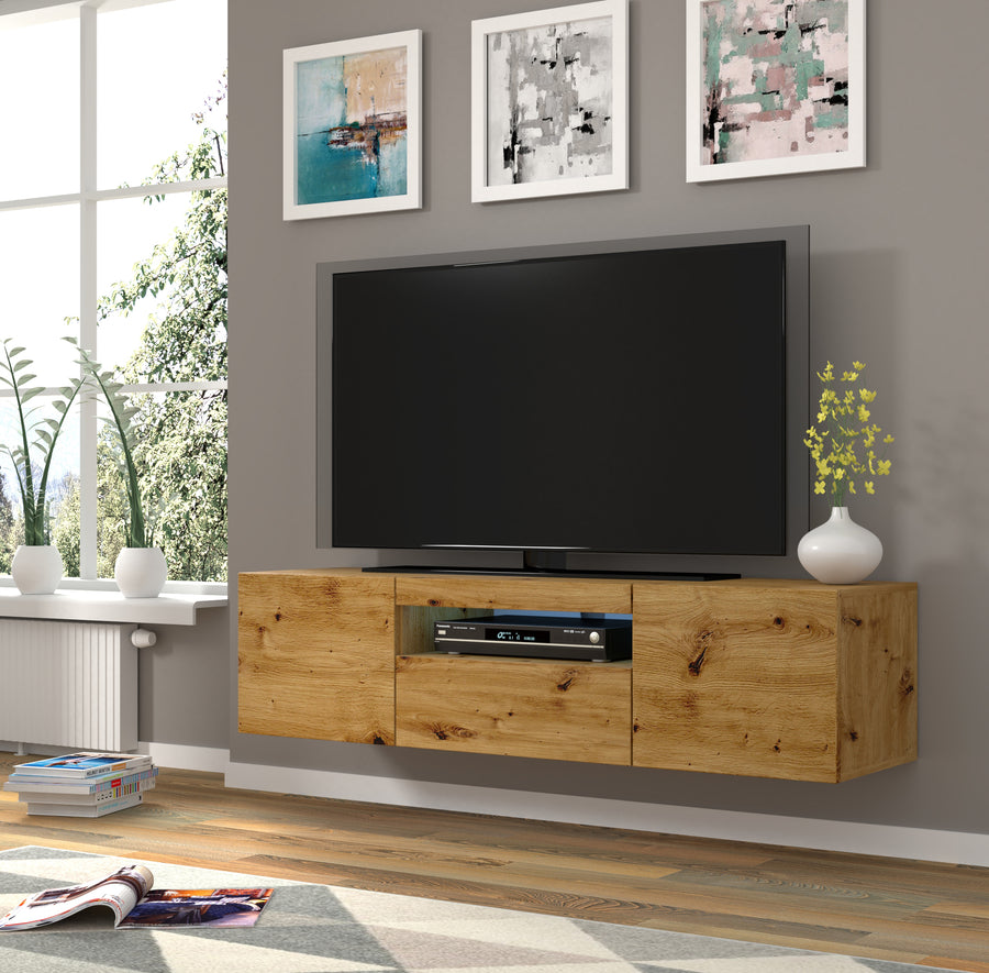 TV-Schrank – AURA – Modernes Hänge- und Standmöbel mit Stauraum