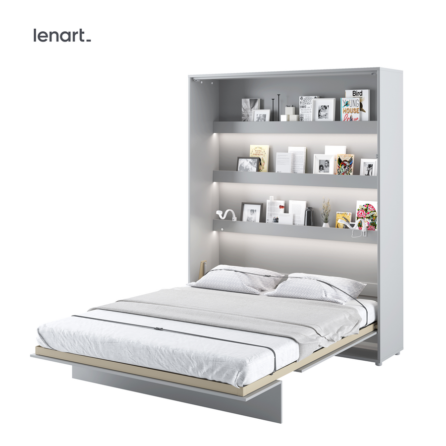 Klappbett – BED CONCEPT – Vertikales Wandbett 160×200 cm mit Metallrahmen