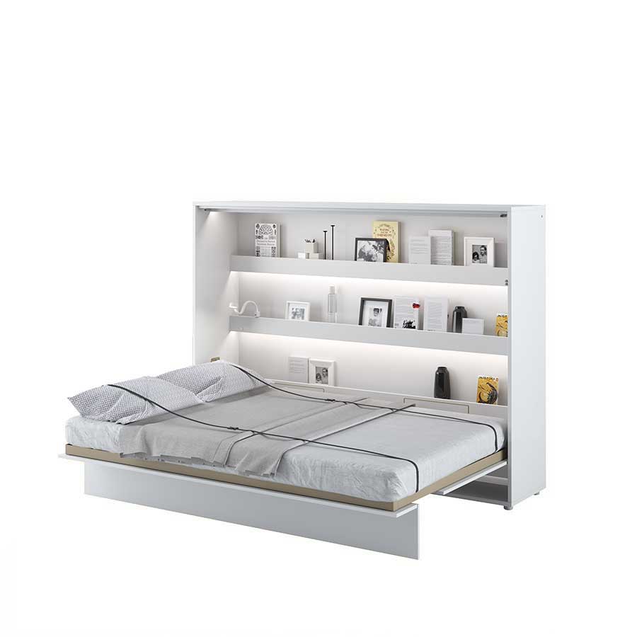 Klappbett – BED CONCEPT – Horizontales Wandbett 140×200 cm mit Metallrahmen