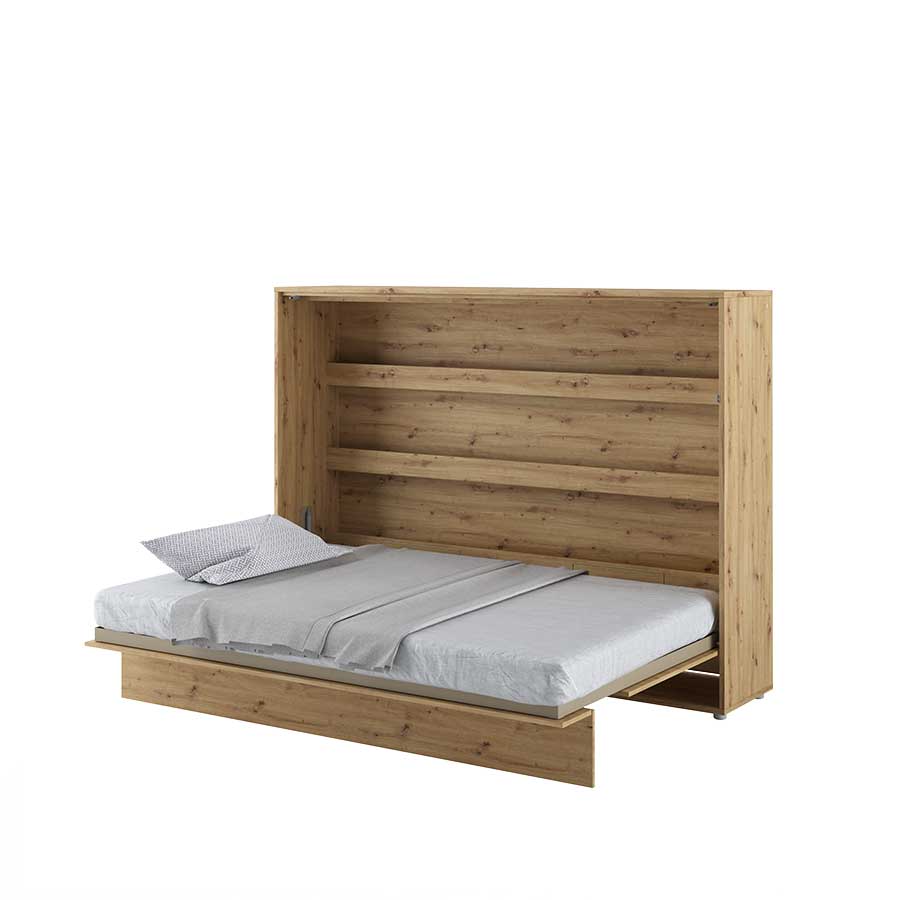 Klappbett – BED CONCEPT – Horizontales Wandbett 140×200 cm mit Metallrahmen