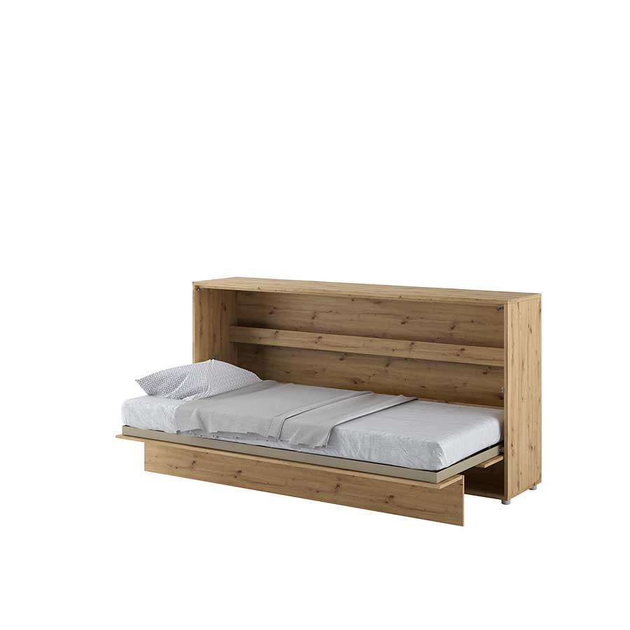 Klappbett – BED CONCEPT – Horizontales Wandbett 90×200 cm mit Metallrahmen