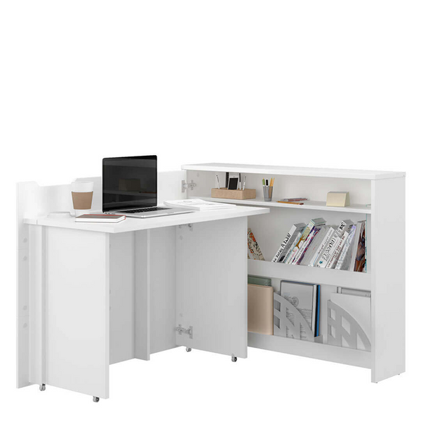 Schreibtisch – WORK CONCEPT – Klappbarer Computertisch mit Stauraum