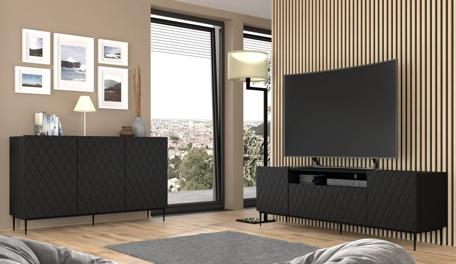 TV-Schrank – DIUNA B – Modernes Lowboard mit Stauraum