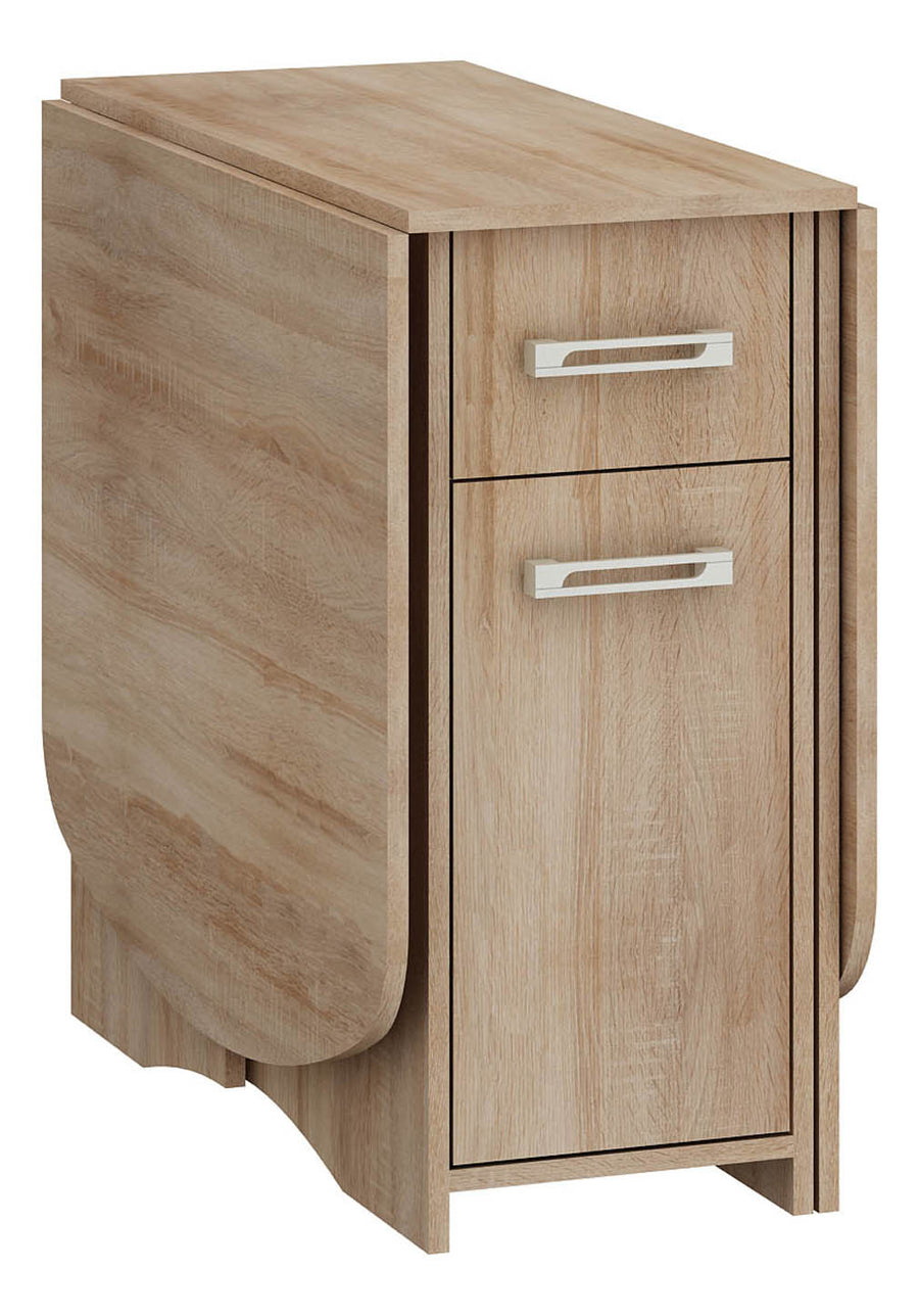 Esstisch – HOMI MINI EXPERT X – Klappbarer Ausziehtisch mit Stauraum