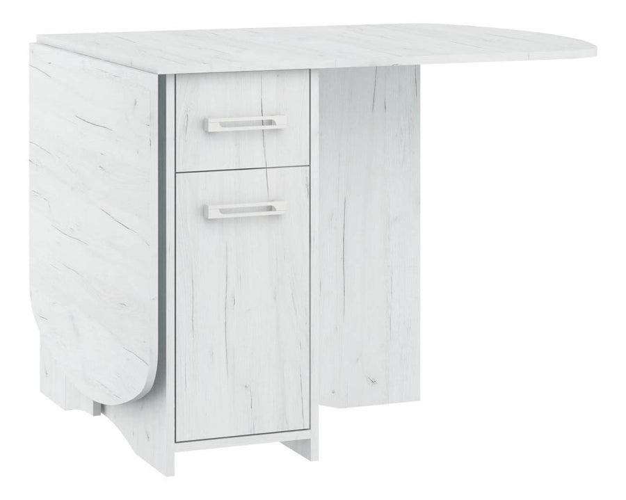 Esstisch – HOMI MINI EXPERT X – Klappbarer Ausziehtisch mit Stauraum