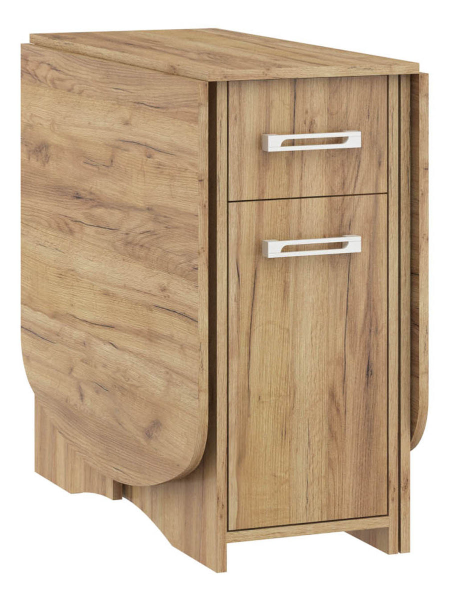 Esstisch – HOMI MINI EXPERT X – Klappbarer Ausziehtisch mit Stauraum