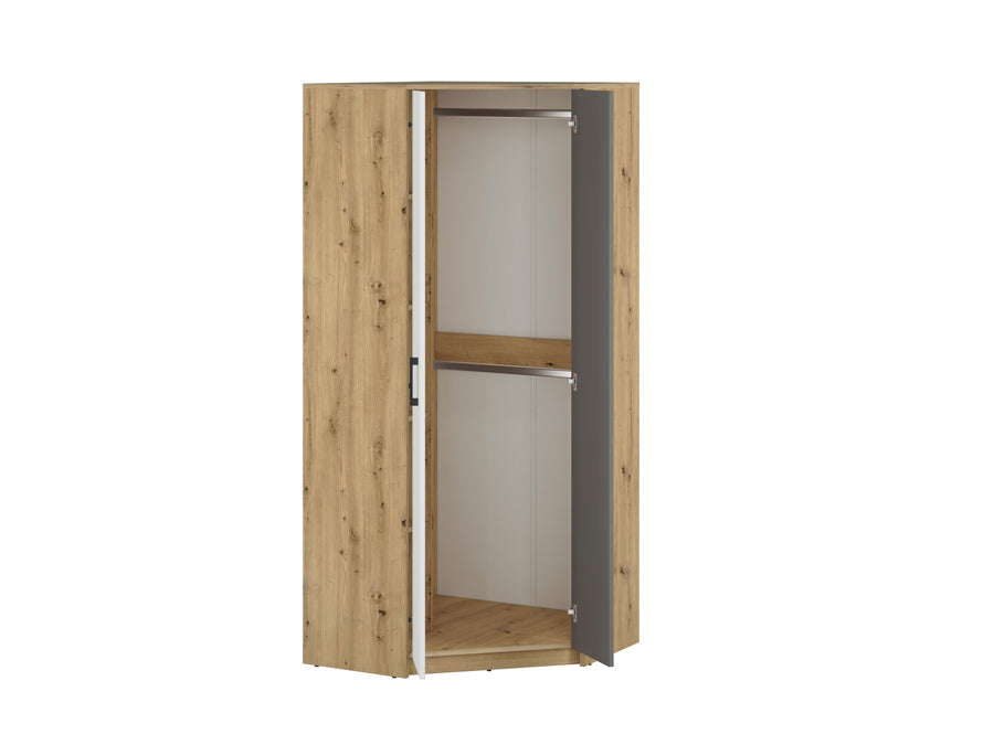 Eckkleiderschrank – FINI 13 – Elegantes Design mit cleverer Raumnutzung