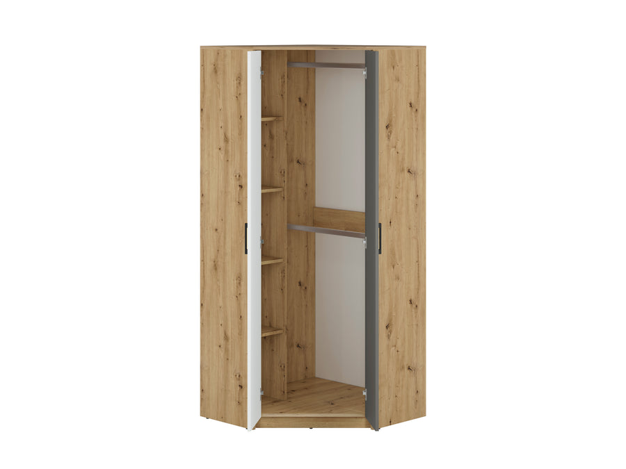 Eckkleiderschrank – FINI 13 – Elegantes Design mit cleverer Raumnutzung
