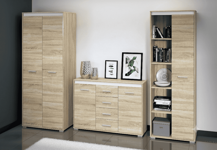 Wohnzimmer Set 3-teilig – AVO – Stilvolle Eleganz und großzügiger Stauraum