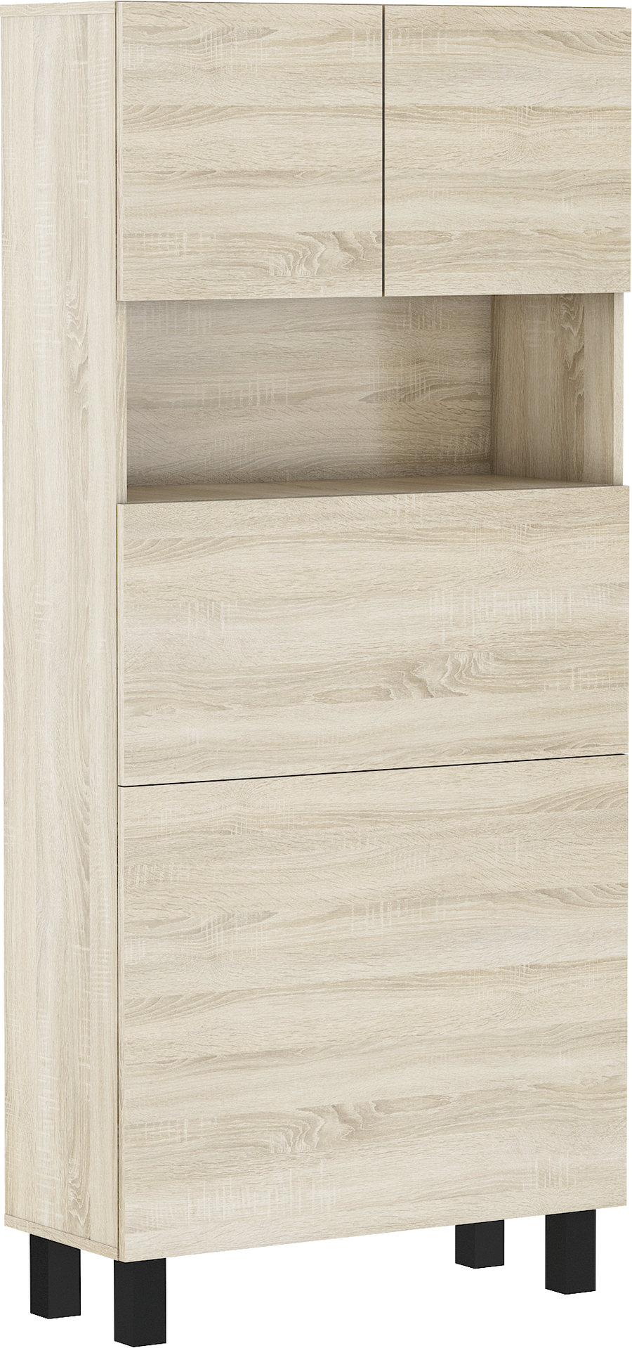 Sekretär – HOMI – Funktionaler Klappschreibtisch mit Regal