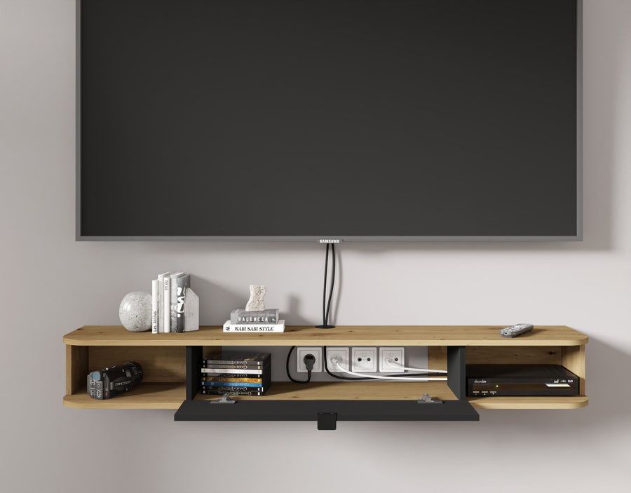 TV-Ständer – ICARUS – Modernes wandhängendes TV-Möbel