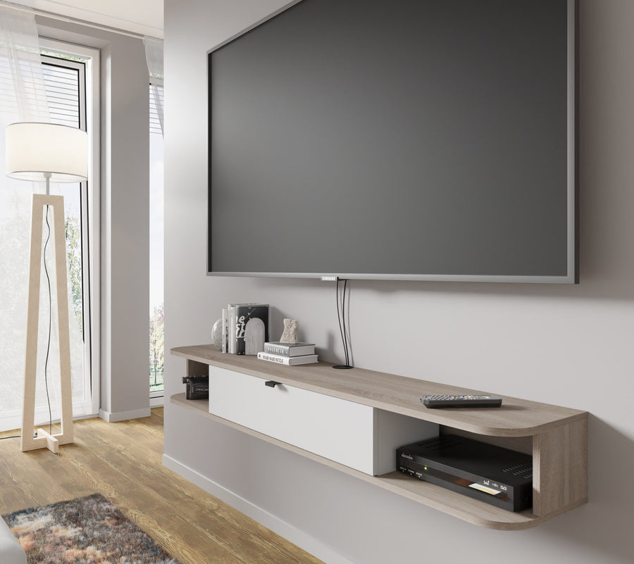 TV-Ständer – ICARUS – Modernes wandhängendes TV-Möbel