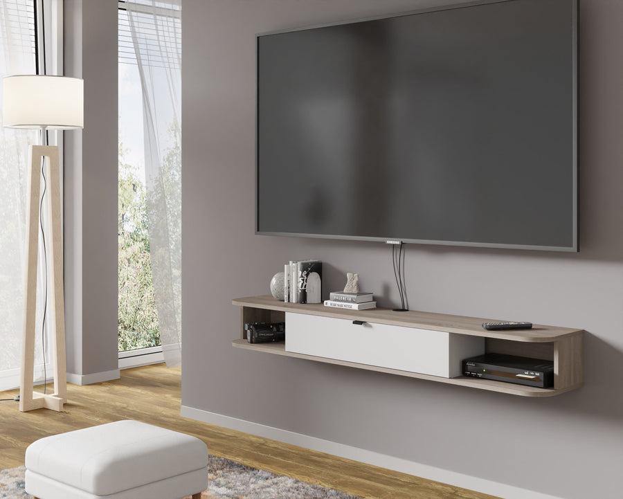 TV-Ständer – ICARUS – Modernes wandhängendes TV-Möbel