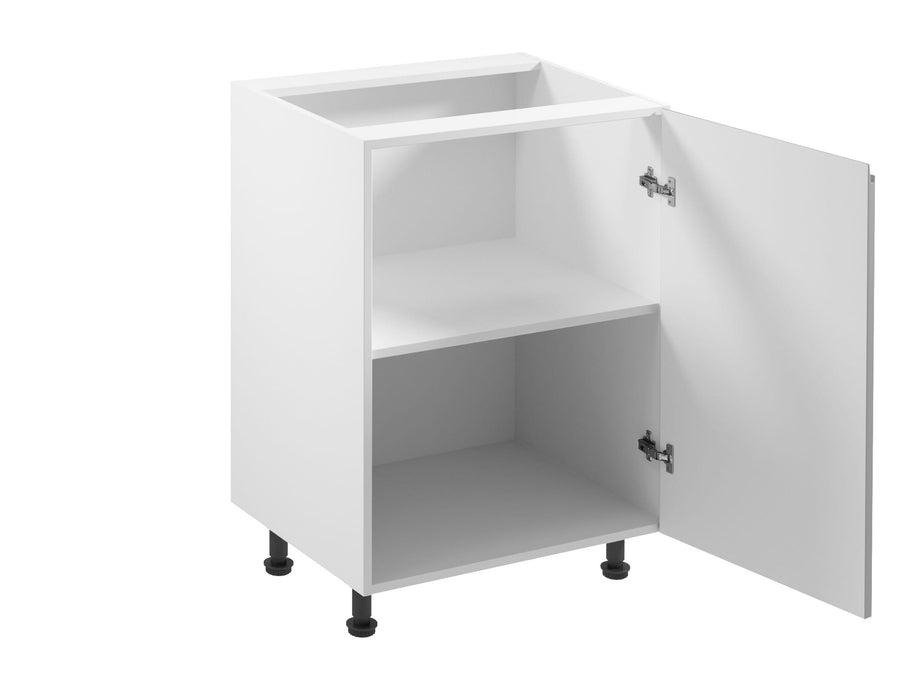 Glanzia Unterschrank 60 cm D60 P/L – Grau Hochglanz