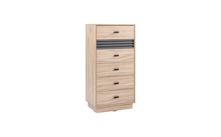 Kommode – ALLMO System 18 – hohe Stauraumkommode mit Schubladen