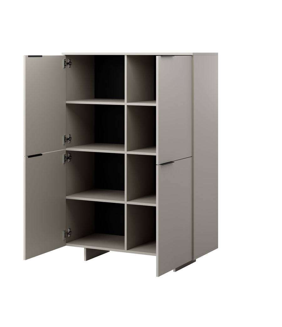 Kommode – CALMA – 100 cm, viertüriges Sideboard mit Stauraum