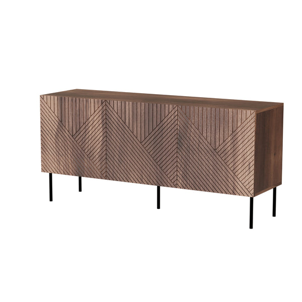 Sideboard – NOCCIOLA – 150 cm, Design mit Push-to-Open-System