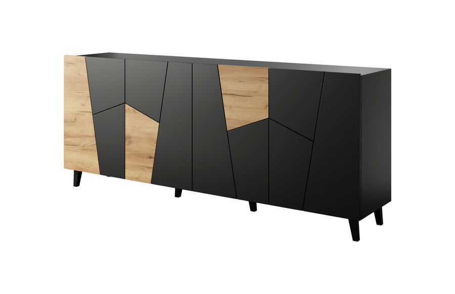 Kommode – VITRAIL – 200 cm, modernes Sideboard mit Mosaikfront