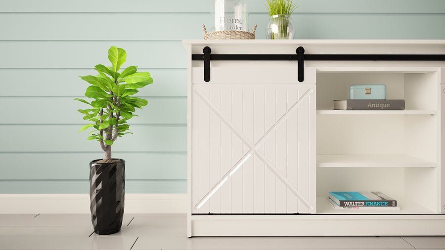 Kommode – GRANERO I – Design-Schrank mit Schiebetüren 160 cm