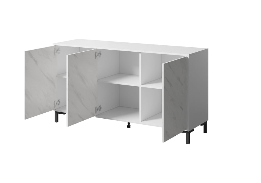 Kommode – MARMO – Moderne Anrichte in Marmoroptik