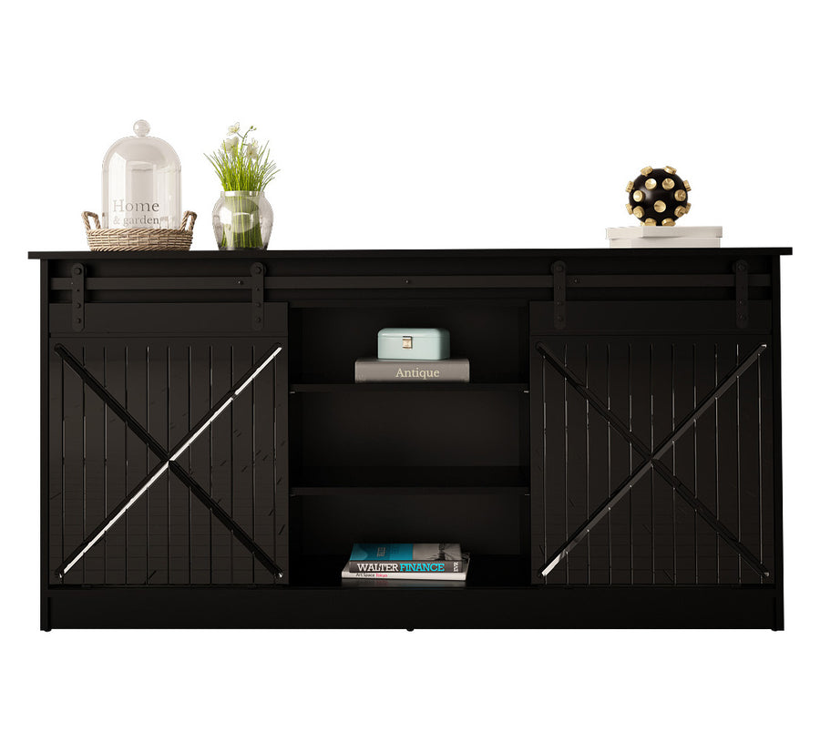 Kommode – GRANERO I – Design-Schrank mit Schiebetüren 160 cm