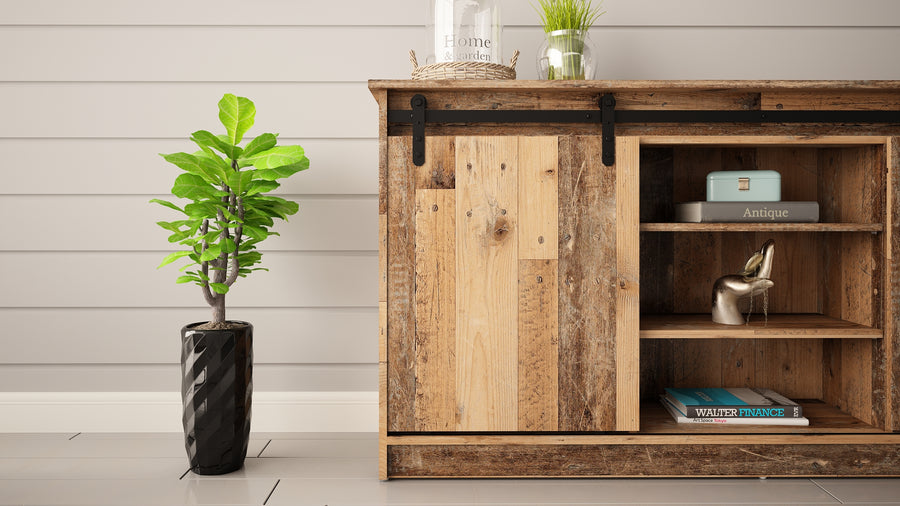 Kommode – GRANERO I – Design-Schrank mit Schiebetüren 160 cm