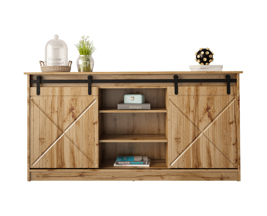 Kommode – GRANERO I – Design-Schrank mit Schiebetüren 160 cm