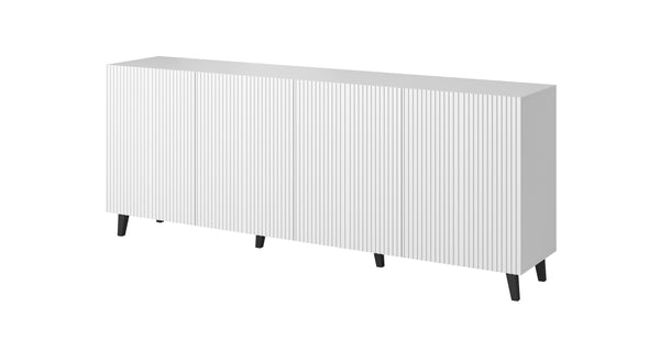 Kommode – PAFOS I – Elegante Anrichte mit Fräsfronten 200 cm