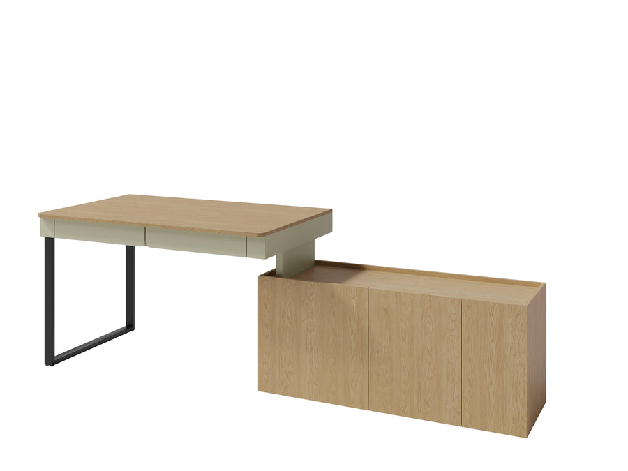 Schlafzimmer Set – LUCA System – 5 Teile, Grau – Praktisches Jugendzimmer für Kinder und Jugendliche, ohne Matratze