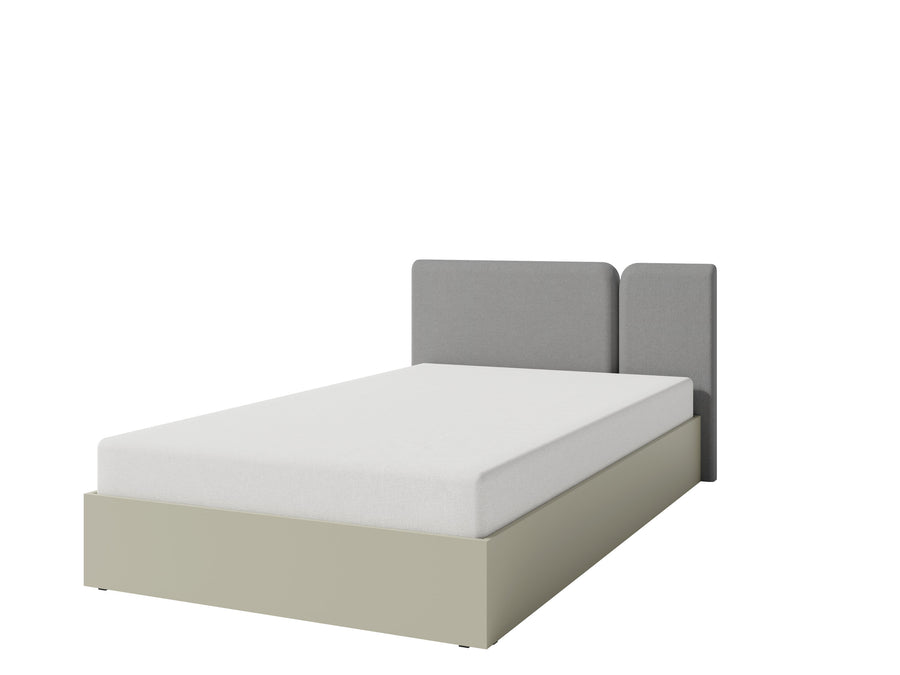 Schlafzimmer Set – LUCA System – 6 Teile, Grau – Funktionales Jugendzimmer mit klarer Struktur, ohne Matratze
