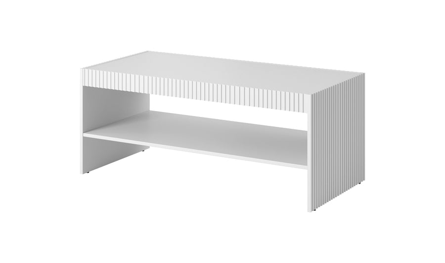 Couchtisch – PAFOS I – Moderner Wohnzimmertisch mit Fräsung 120 cm
