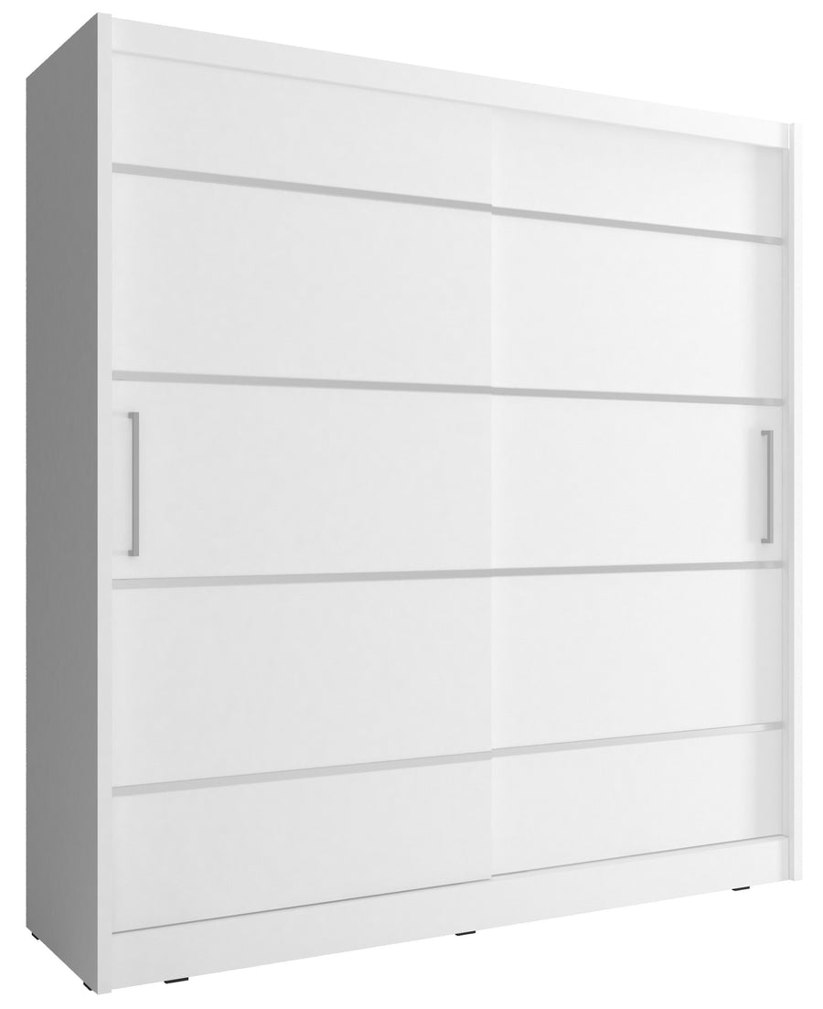 Kleiderschrank – MAJA I – Moderner Schwebetürenschrank mit Spiegelfront